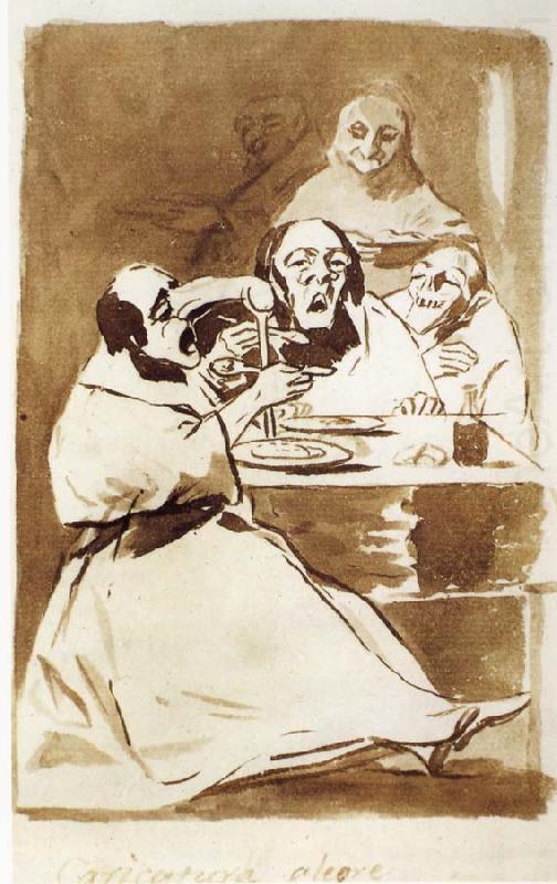 Francisco Goya Caricatura alegre china oil painting image